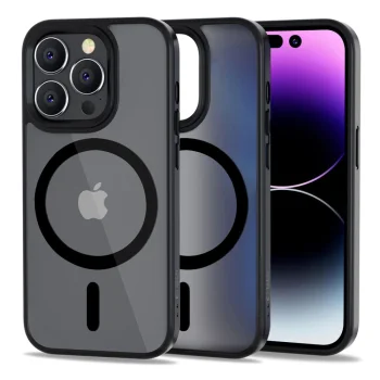 Tech-Protect iPhone 14 Pro vāciņš MagMat MagSafe, matēts melns