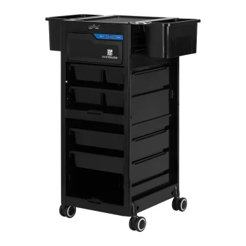 Gabbiano 68UV Frizieru ratiņi ar UV sterilizatoru, melni