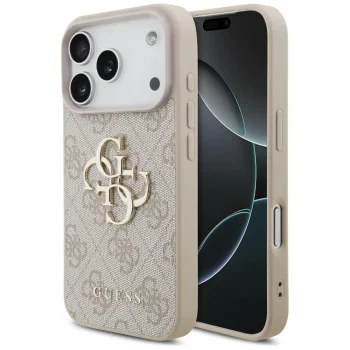 Guess 4G Big Logo vāciņš iPhone 18 Pro / iPhone 17 Pro Max, rozā