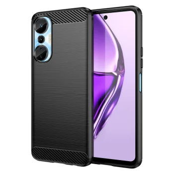 Vāciņš Infinix Hot 20S telefonam Carbon Case, melns