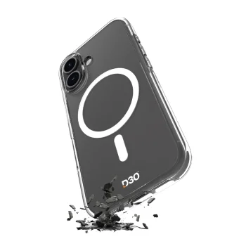 Vāciņš iPhone 16 Puro Impact Clear D3O MagSafe, caurspīdīgs