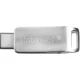 USB zibatmiņa Intenso cMobile Line 128 GB USB-A / USB-C 3.2 Gen 1 OTG, sudraba