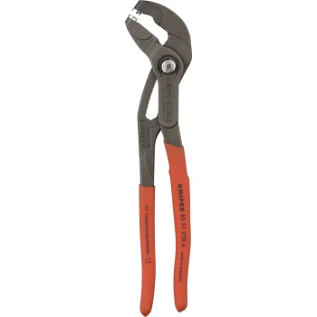 Atsperveida šļūteņu apskavu knaibles KNIPEX 85 51 250 A, 250 mm