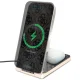 Bezvadu indukcijas lādētājs Guess 4G Pattern MagSafe salokāms 2in1 15W, brūns