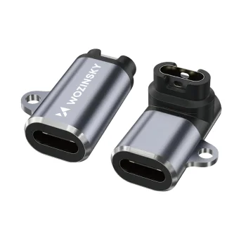 Wozinsky WAYGS1 USB-C pāreja Garmin viedpulksteņiem, pelēka