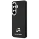 Karl Lagerfeld Saffiano KC Metal Logo MagSafe vāciņš Samsung Galaxy S26, melns