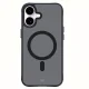 3mk iPhone 16 vāciņš Smoke MagCase ar MagSafe, puscaurspīdīgs