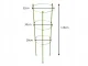 Augu balsts ar 3 riņķiem 120 cm DIVODV