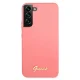 Guess GUHCS22MLSLMGFU Silikona Vāciņš Galaxy S22+ S906, fuksijas