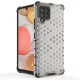 Aizsargvāciņš Samsung Galaxy A42 5G Honeycomb Case ar TPU apmali, sarkans