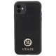 Guess 4G Strass Metal Logo vāciņš Apple iPhone 11 / XR - Melns