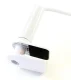 Telefona Galda Turētājs ar Klipsi un Lokanu Kāju, Balts | Flexible Phone Desktop Clamp Holder