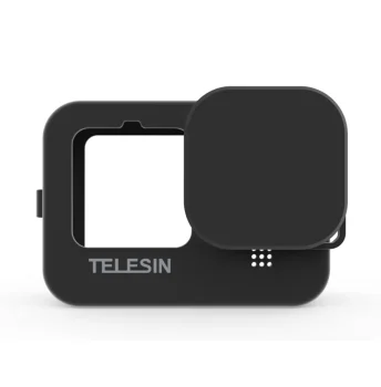 Telesin silikona ietvars priekš GoPro Hero 9 / 10 / 11 / 12 (GP-HER-041-BK), melns
