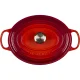 Čuguna sautējamais trauks Le Creuset Signature ovāls 31 cm 6.3 l, Cerise