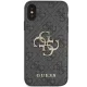 Guess 4G Big Metal Logo vāciņš Apple iPhone X/XS - Pelēks