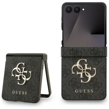 Guess Big 4G Logo Classic Logo vāciņš Samsung Galaxy Z Flip7 Black