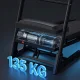 Elektriskais skrejceļš mājām JK1205, saliekams, 135 kg, 16 km/h, melns