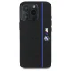 BMW Silicone Hexagon Blue Line MagSafe vāciņš iPhone 16 Pro Max, melns