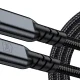 3mk Hyper Cable N-SERIES USB-C uz USB-C kabelis 2m, melns
