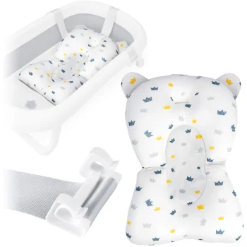 Ricokids bērnu vanniņas spilvens, balts/zils