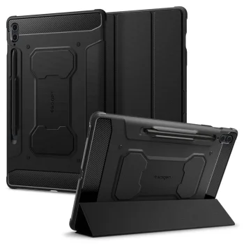 Spigen Rugged Armor Pro vāciņš Samsung Galaxy Tab S9 FE+ 12.4" X610 / X616B, melns