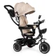 Ecotoys JM-066-9 trīsritenis ar grozāmu sēdekli un jumtiņu, smilškrāsas