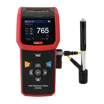 Cietības mērītājs Uni-T UT347A Leeb ar Bluetooth un termoprinteri