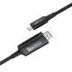 Acefast C1 USB‑C/HDMI video kabelis 4K 60Hz HDR 1,8 m – melns