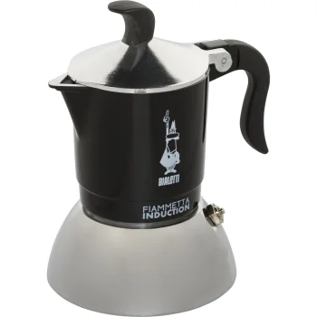 Bialetti Fiammetta Induction 2 tasīšu espresso kafijas automāts, melns