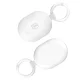 Bezvadu TWS austiņas 3mk FlowBuds 6.0 ar klipsi, Bluetooth 6.0, baltas