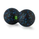 Neo-Sport NS-966 dubultā masāžas un fitnesa bumbiņa, melna/zila