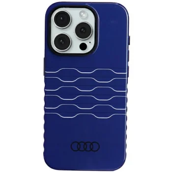 Audi IML MagSafe vāciņš iPhone 15 Pro 6.1", zils