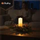 LED svece Ruhhy 17x5 cm, bēša