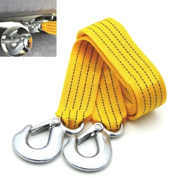 Auto vilkšanas virve, buksēšanas trose ar āķiem - 3m, 3000kg | Car Tow Rope Strap with Hooks