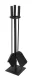 Kaminer PK012 Kamīna piederumu komplekts 4-in-1, Melns