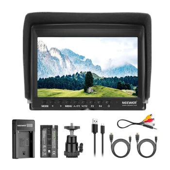 Neewer F100 7" IPS lauka monitors ar akumulatoru un lādētāju