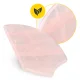4FIZJO rievots Gua Sha masāžas akmens no rozā kvarca