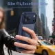 Tech-Protect Magpeak Magsafe CC vāciņš priekš iPhone 17 Pro Max, zils/caurspīdīgs