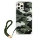 Guess GUHCP12MKSARKA Camouflage vāciņš iPhone 12 / 12 Pro Khaki