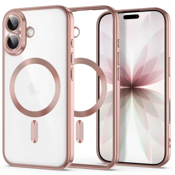 Tech-Protect MagFlex vāciņš Apple iPhone 17 - Caurspīdīgs / Rozā