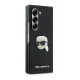 Karl Lagerfeld Saffiano Monogram Head Pin vāciņš Samsung Galaxy Z Fold 6, Melns