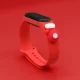 Siksniņa Strap Xmas Xiaomi Mi Band 3 / 4, Sarkana