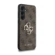 Guess Samsung Galaxy A35 vāciņš 4G Big Metal Logo, brūns