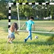Neo-Sport NS-465 futbola vārti 300x200x120 cm, melni-balti