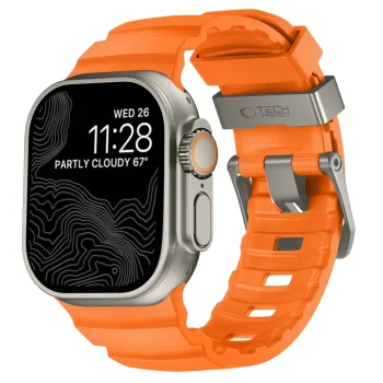 Tech-Protect Motion siksniņa Apple Watch 44 / 45 / 46 / 49 mm, oranža