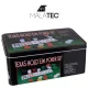 Malatec Texas pokera komplekts ar 200 žetoniem metāla kārbā