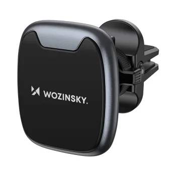 Wozinsky WUMTK magnētiskais auto telefona turētājs ventilācijas restei, 360°, melns