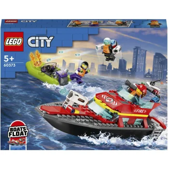 Lego City 60373 Fire Rescue Boat ugunsdzēsēju laiva