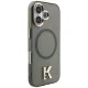 Karl Lagerfeld IML K Head Logo MagSafe vāciņš iPhone 17, melns