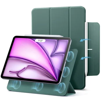 Planšetdatora vāciņš ESR Rebound Magnetic, iPad Pro 12.9" / Air 13", zaļš
